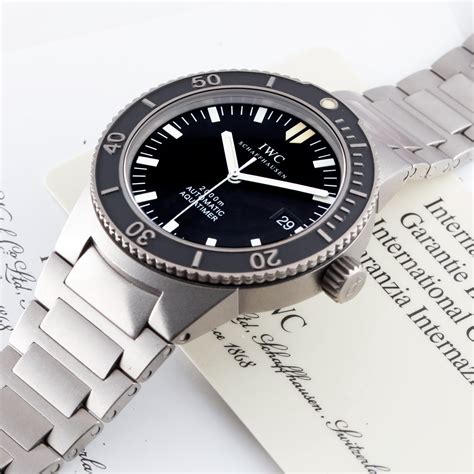 iwc aquatimer 2000 titanium|iwc aquatimer jacques cousteau.